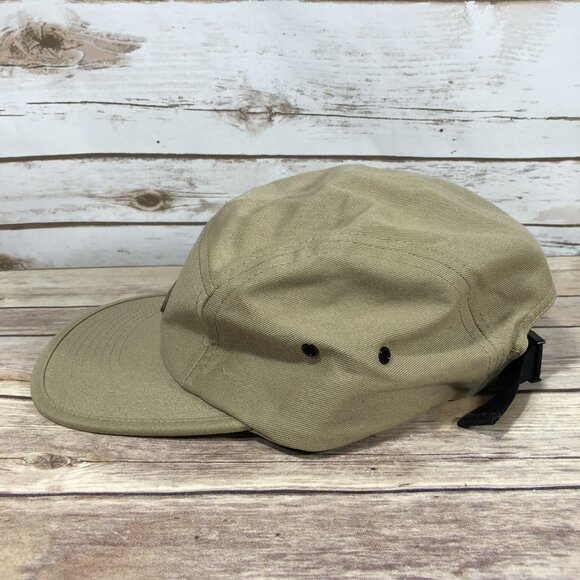STIO Seal 5 Panel Adjustable Hat The Classics Yupoong Khaki Beige Outdoors Trail - Picture 5 of 9